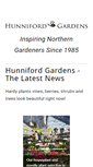 Mobile Screenshot of hunnifordgardens.com